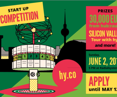 Apply by May 12th for hy! Berlin’s startup competition